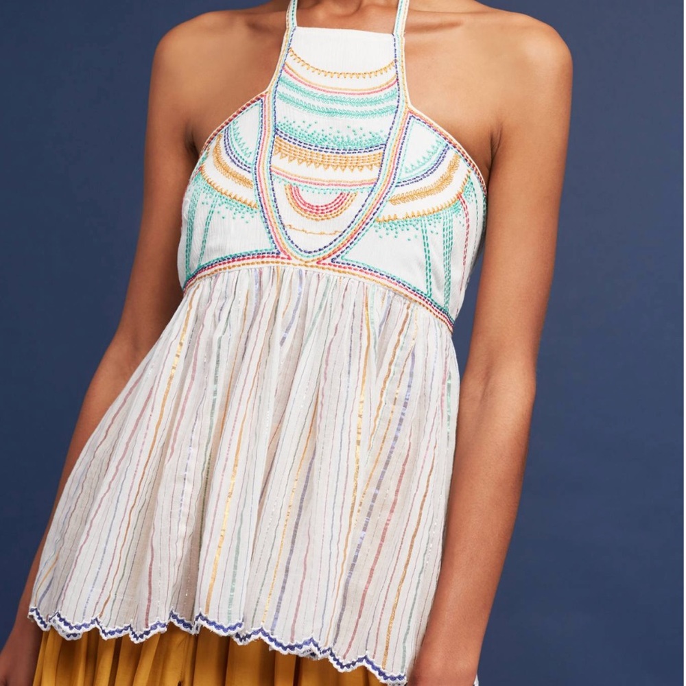 Anthropologie halter top